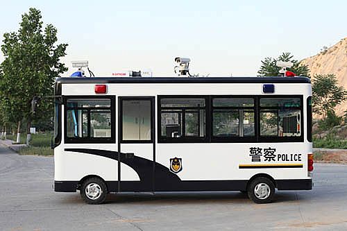 5.6m長(zhǎng)的電動(dòng)移動(dòng)警務(wù)室外觀（左側(cè)展示）